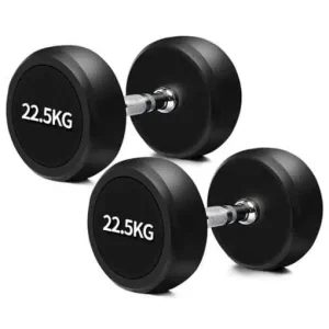 Solid Iron Rubber Coated Dumbbell - Image 9