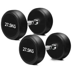 Solid Iron Rubber Coated Dumbbell - Image 11