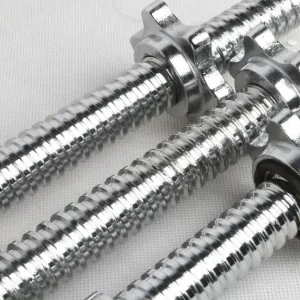 Curled Barbell | Diameter 25mm (Including barbell locks x 2) – 1.2m/1.5m - Image 2