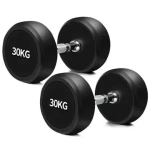 Solid Iron Rubber Coated Dumbbell - Image 12