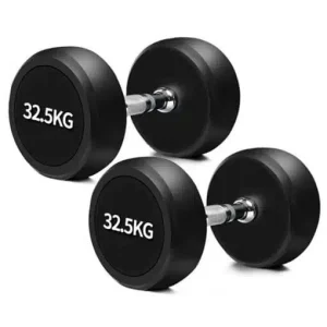 Solid Iron Rubber Coated Dumbbell - Image 13