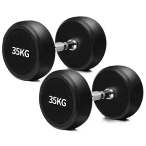 Solid Iron Rubber Coated Dumbbell - Image 14