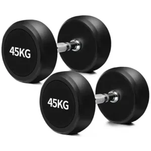 Solid Iron Rubber Coated Dumbbell - Image 17