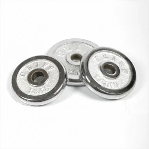 Chrome Dumbbell/Barbell Plates (25mm) - Image 1