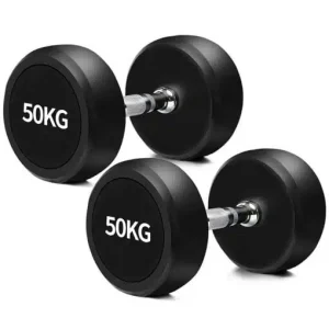 Solid Iron Rubber Coated Dumbbell - Image 18