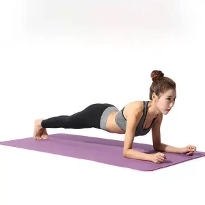 Reversible Dual Colour Exercise & Yoga Mat- With yoga bag 6mm - Image 4