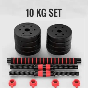 PVC Basic Dumbbell Set with extensions (10 KG to 40 KG) - Image 4