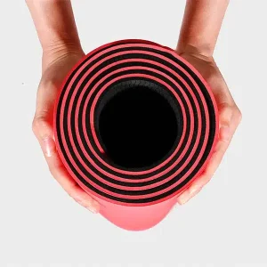 Reversible Dual Colour Exercise & Yoga Mat- With yoga bag 6mm - Image 6
