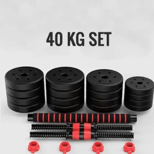 PVC Basic Dumbbell Set with extensions (10 KG to 40 KG) - Image 5
