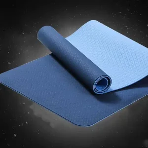 Reversible Dual Colour Exercise & Yoga Mat- With yoga bag 6mm - Image 3