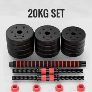 PVC Basic Dumbbell Set with extensions (10 KG to 40 KG) - Image 7