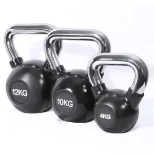 Black Single Piece Kettlebell - Image 1