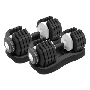 NutroOne Upgraded 3 Sec Adjustable Dumbbell (Durable Metallic Weight Plates) - Image 1