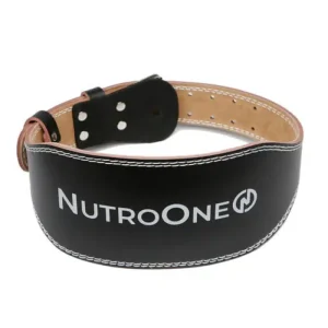 Advanced Leather Weightlifting Belt with Back Supporting Soft Pad (Black Edition) - Image 1