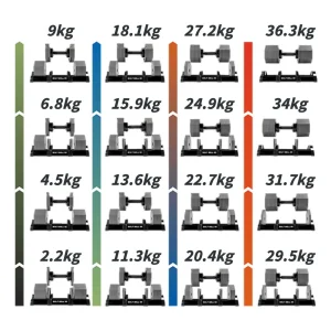 NutroOne Evobell - Upgraded 1-Sec Professional Adjustable Dumbbells (Premium Steel Weight Plates) - Image 4