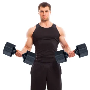 NutroOne Evobell - Upgraded 1-Sec Professional Adjustable Dumbbells (Premium Steel Weight Plates) - Image 6