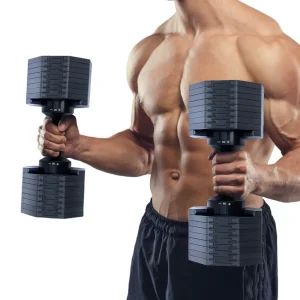 NutroOne Evobell - Upgraded 1-Sec Professional Adjustable Dumbbells (Premium Steel Weight Plates) - Image 7