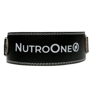 Premium Leather Weightlifting Belt with Back Supporting Soft Pad and Metal Chain - Image 5