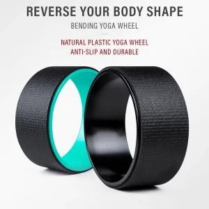 Yoga Wheel with Enhanced Rubber Surface - Image 10