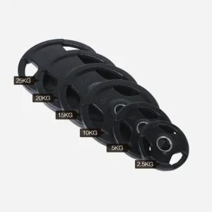 Tri-grip ABS Coated Olympic Iron Weight Plates (51mm) - Image 4