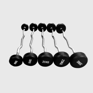 Fixed Weight Curl / Straight Barbell Set - Image 3