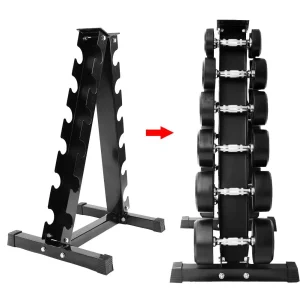 Dumbbell Rack 6 Holder Set (Rack Only, Dumbbell Set 50kg, 60kg, 70kg & 105kg) - Image 4