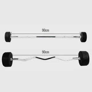 Fixed Weight Curl / Straight Barbell Set - Image 5
