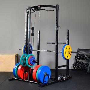 Monster Squat Stand with 2-In-1 LAT Bar - Image 4