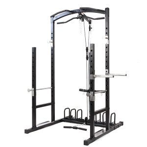 Monster Squat Stand with 2-In-1 LAT Bar - Image 1