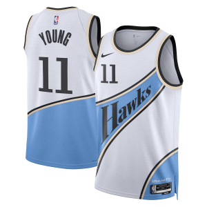 Atlanta Hawks Nike City Edition Swingman Jersey 2024 - Black - Trae Young - Unisex - Image 1