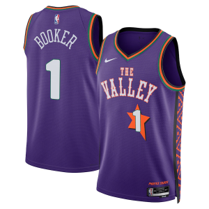 Phoenix Suns Nike City Edition Swingman Jersey 2024 - Purple - Devin Booker - Unisex - Image 1