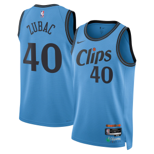 LA Clippers Nike City Edition Swingman Jersey 2024 - Blue - Ivica Zubac - Unisex - Image 1