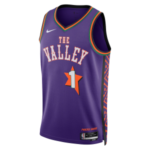 Phoenix Suns Nike City Edition Swingman Jersey 2024 - Purple - Devin Booker - Unisex - Image 3