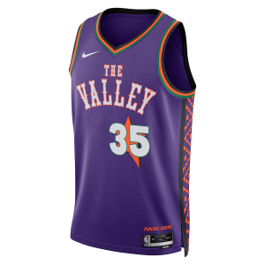Phoenix Suns Nike City Edition Swingman Jersey 2024 - Purple - Kevin Durant - Unisex - Image 2