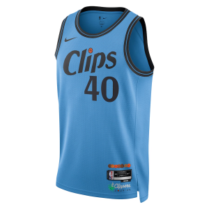 LA Clippers Nike City Edition Swingman Jersey 2024 - Blue - Ivica Zubac - Unisex - Image 3