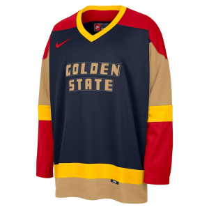 Golden State Warriors Nike City Edition Hockey Jersey - Mens - Image 3